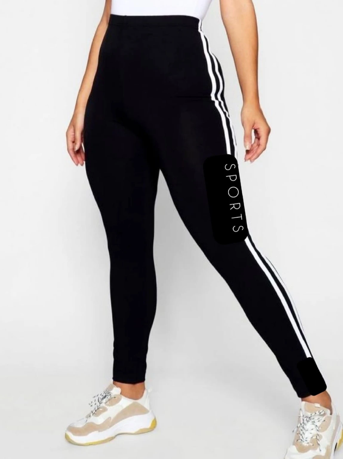 Straight Fit Active Yoga Pant(Black)